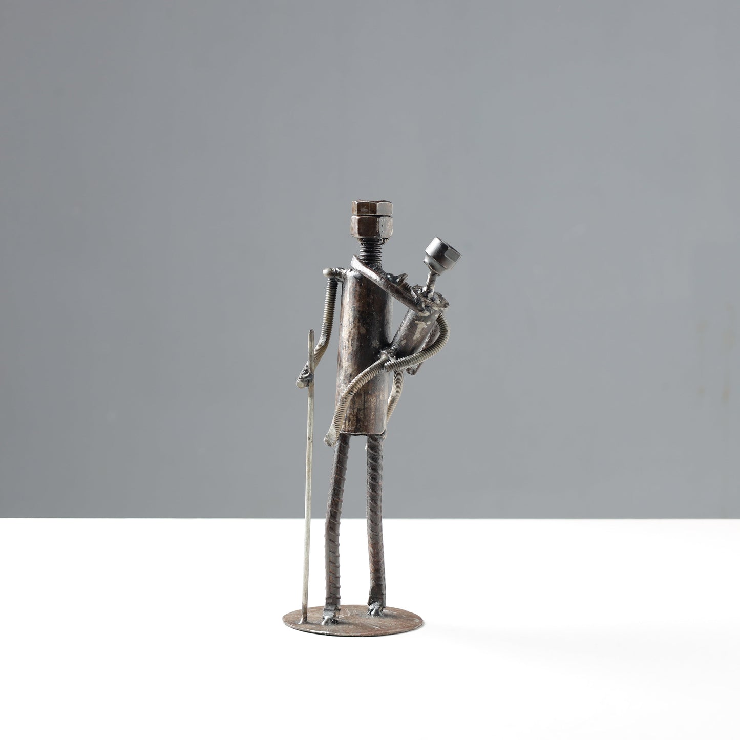  Handmade Recycled Metal Sculpture by Debabrata Ruidas 