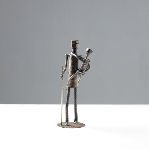  Handmade Recycled Metal Sculpture by Debabrata Ruidas 