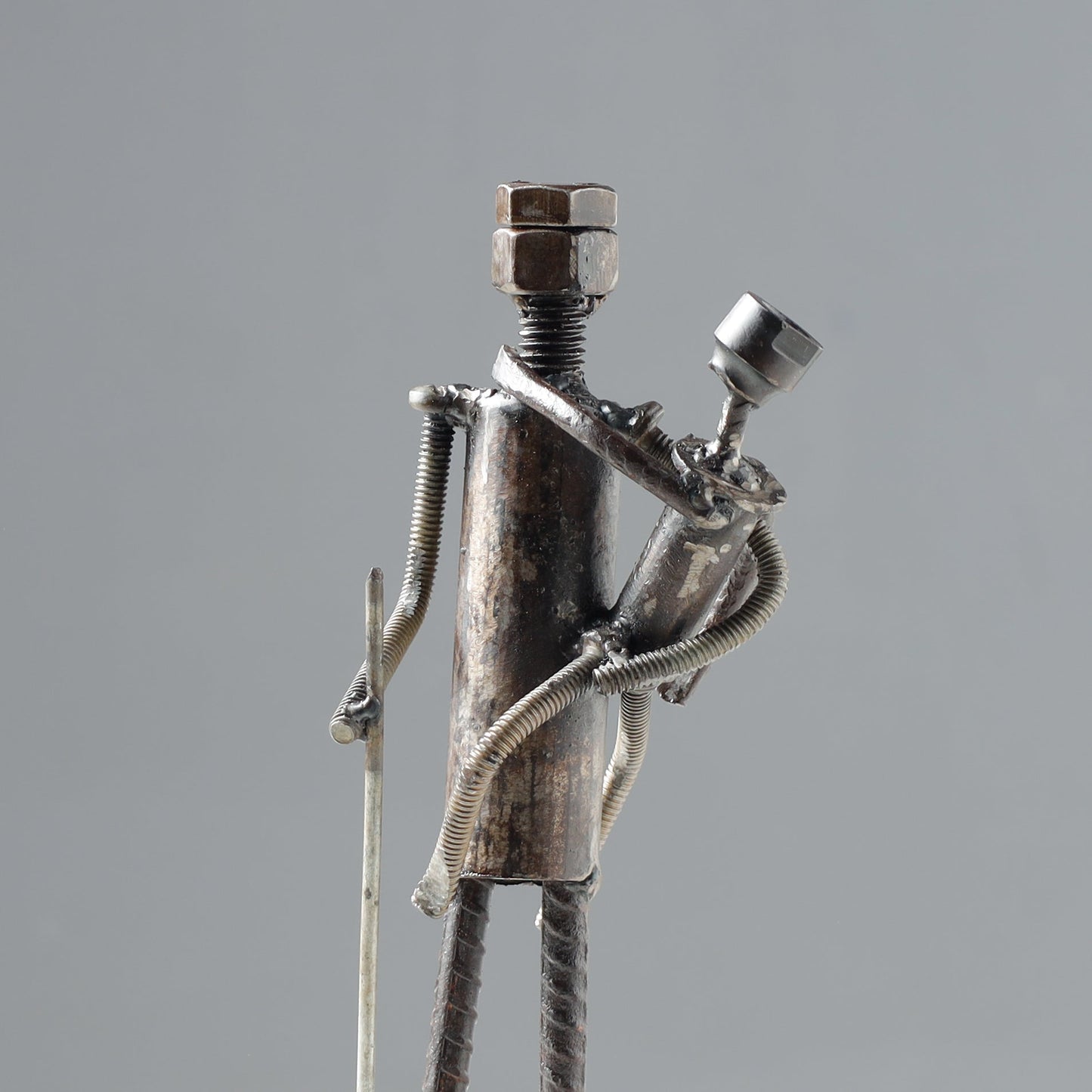  Handmade Recycled Metal Sculpture by Debabrata Ruidas 