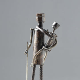  Handmade Recycled Metal Sculpture by Debabrata Ruidas 