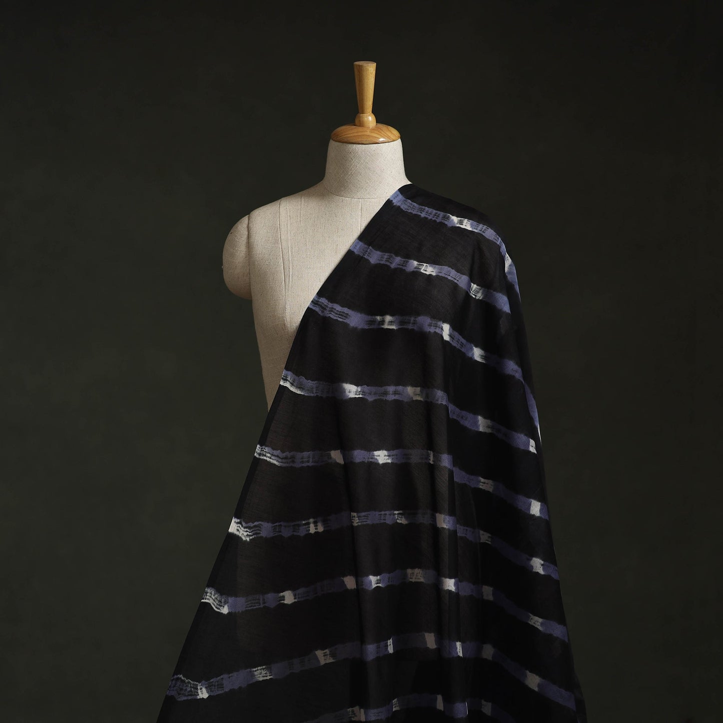 Mothra leheriya tie-dye chanderi silk fabric 14
