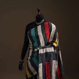 Mul cotton hand batik saree 25 - handcrafted