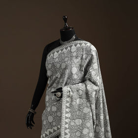 Mul cotton hand sanganeri saree 06 - handcrafted