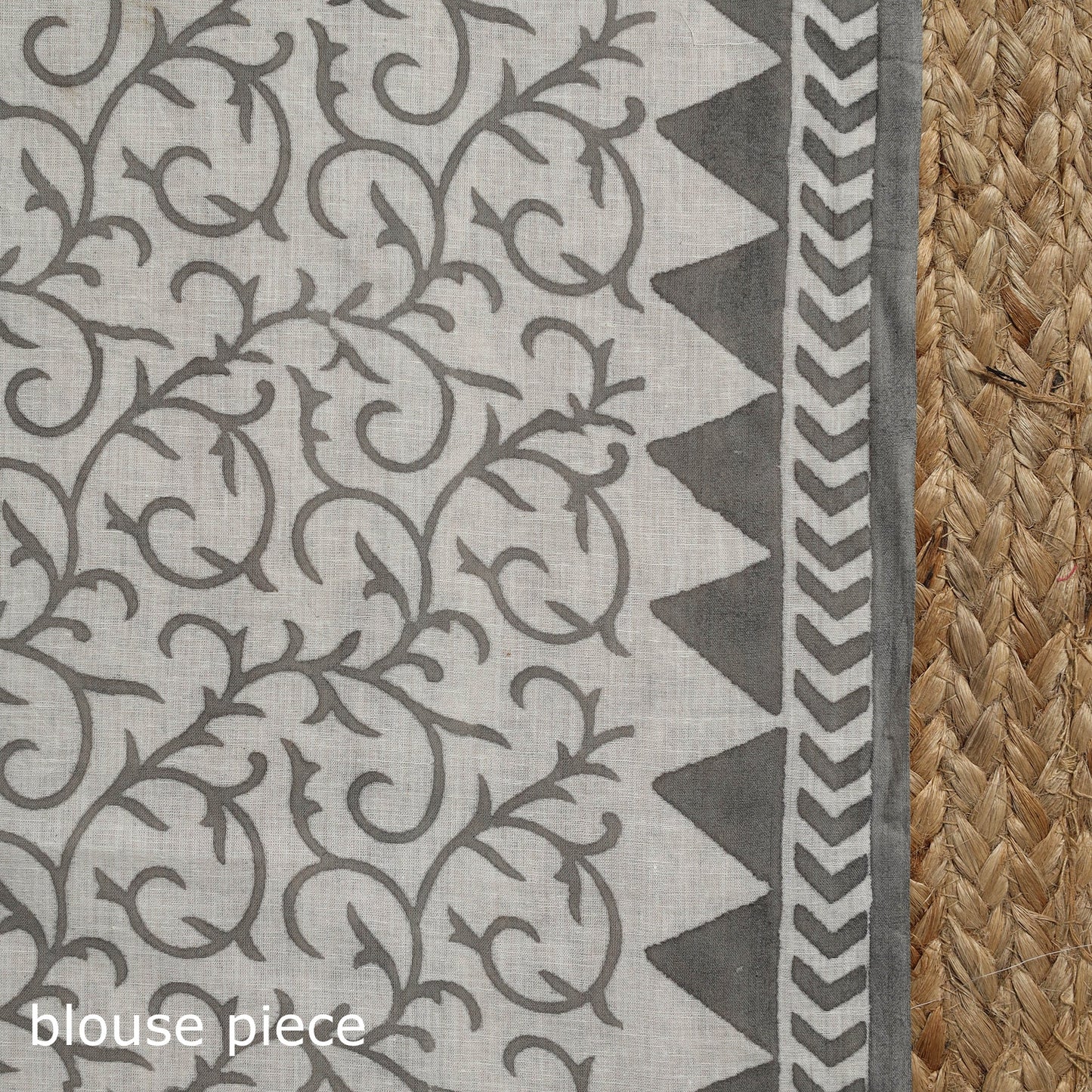 Mul cotton hand sanganeri saree 06 - handcrafted