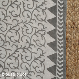 Mul cotton hand sanganeri saree 06 - handcrafted