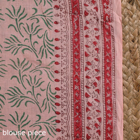 Mul cotton hand sanganeri saree 07 - handcrafted