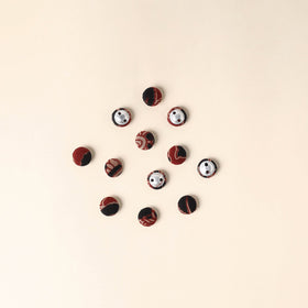  Multicolor Handmade Fabric Button Small at iTokri
