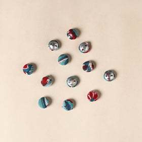  Multicolor Handmade Fabric Button Small at iTokri