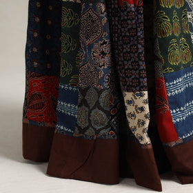 Multicolor - 24 kali patchwork cotton skirt 11 - handcrafted
