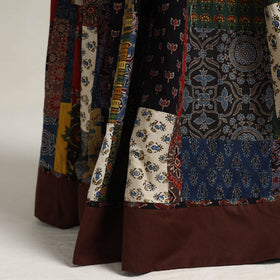 Multicolor - 24 kali patchwork cotton skirt 12 - handcrafted