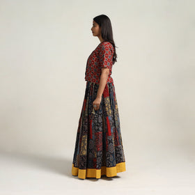 Multicolor - 24 kali patchwork cotton skirt 05 - handcrafted