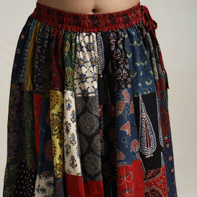 Multicolor - 24 kali patchwork cotton skirt 11 - handcrafted