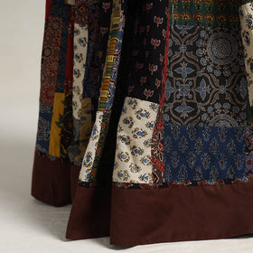 Multicolor - 24 kali patchwork cotton skirt 12 - handcrafted
