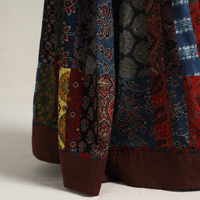 Multicolor - 24 kali patchwork cotton skirt 13 - handcrafted