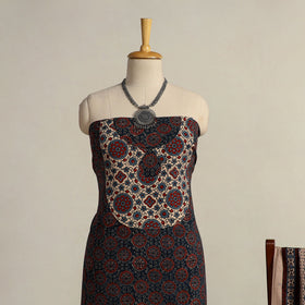 Buy 2pc Block Print Ajrakh Dress Material