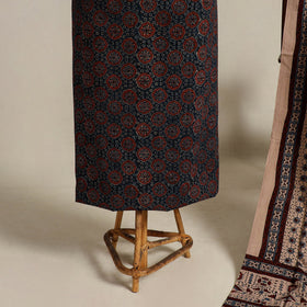 Buy 2pc Block Print Ajrakh Dress Material