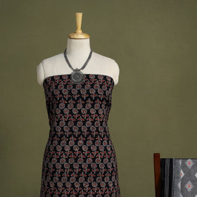 Multicolor 2pc Cotton Ajrakh Print Kurta with Ikat Dupatta
