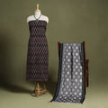 Multicolor 2pc Cotton Ajrakh Print Kurta with Ikat Dupatta