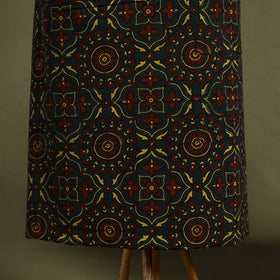 Multicolor 2pc Cotton Ajrakh Print Kurta with Ikat Dupatta
