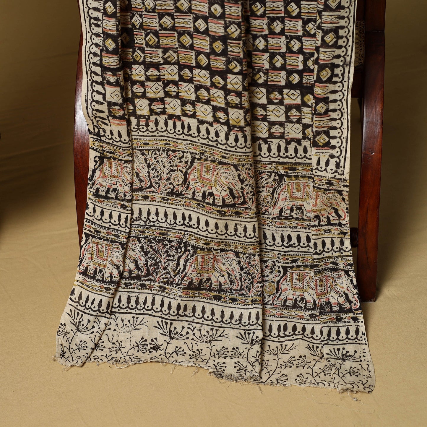 2pc natural dyed cotton unstitched kalamkari dress material