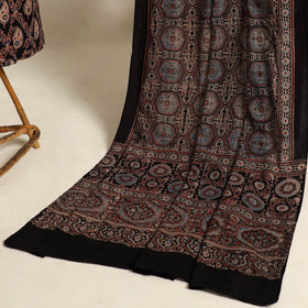  Multicolor 2pc Block Print Natural Dyed Ajrakh Dress Material