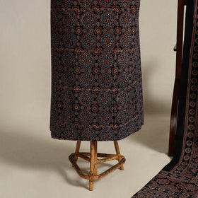  Multicolor 2pc Block Print Natural Dyed Ajrakh Dress Material