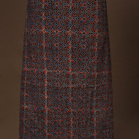 Multicolor - 2pc unstitched dress material with jewellery