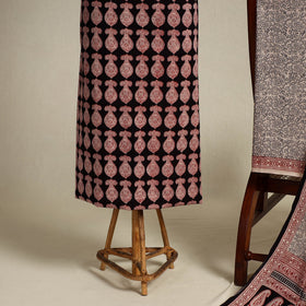 Multicolor 3pc Bagh Print Cotton Dress Material Set