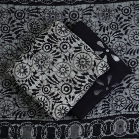 Multicolor - 3pc cotton kutch batik unstitched dress