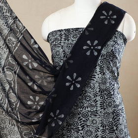 Multicolor - 3pc cotton kutch batik unstitched dress