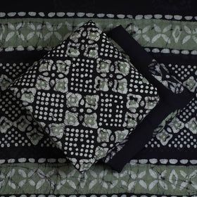 Multicolor - 3pc cotton kutch batik unstitched dress