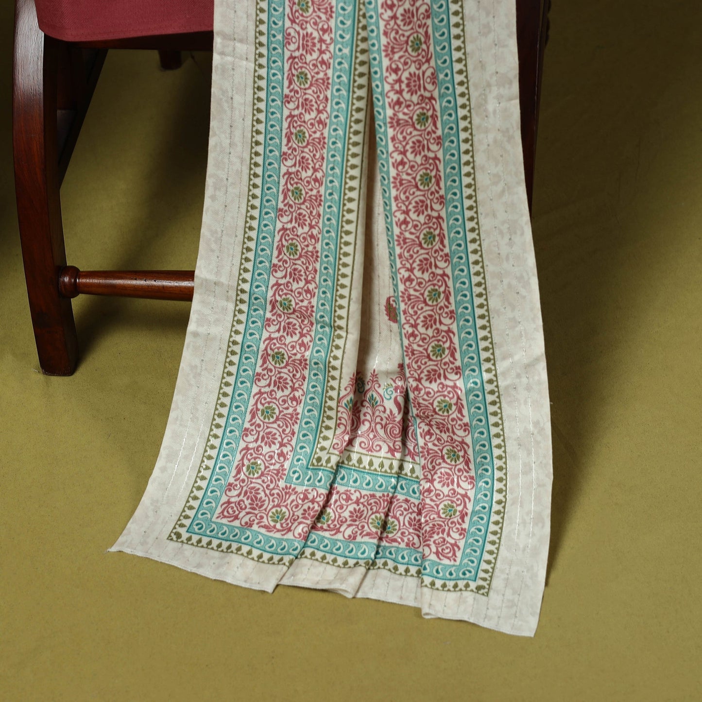 3pc digital embroidered merino wool unstitched dress