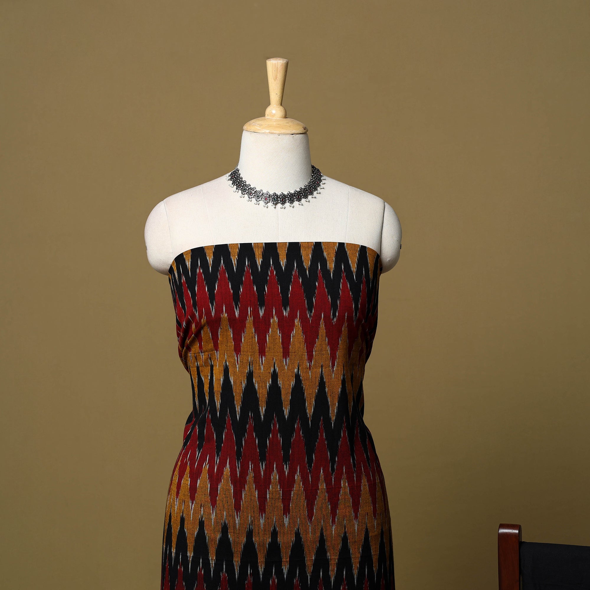 3pc handloom cotton pochampally ikat dress material 04