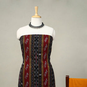 Multicolor 3pc Handloom Cotton Sambalpuri Ikat Dress Material