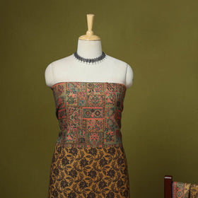 3pc jacquard weave merino wool unstitched dress material 16