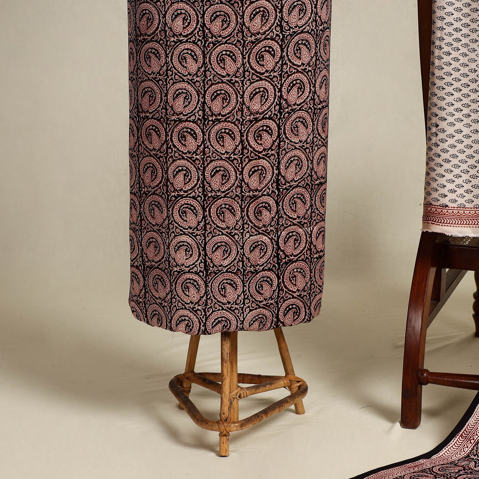 Multicolor - 3pc modal silk bagh unstitched suit material