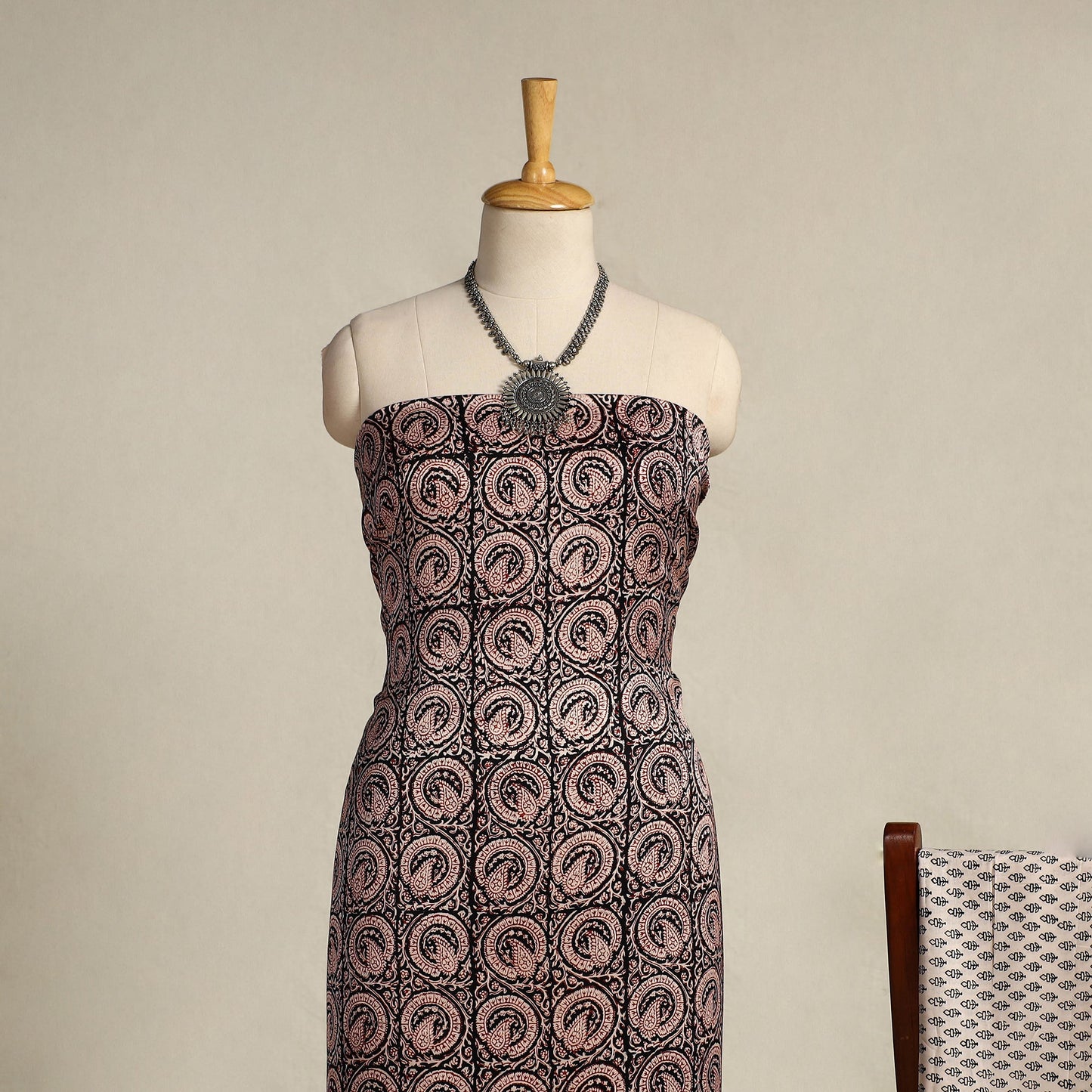 Multicolor - 3pc modal silk bagh unstitched suit material