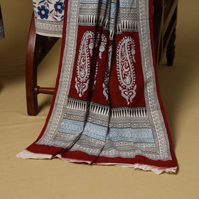 Multicolor - 3pc natural dyed cotton unstitched bagh dress