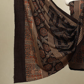 Buy 3pc Multicolor Block Print Cotton Ajrakh Dress Material