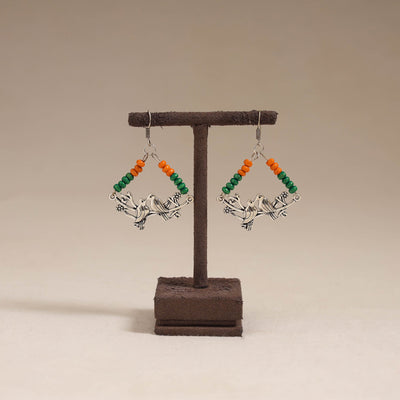 Multicolor - aaradhya wooden beads earrings with german