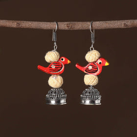 Multicolor Adhya German Silver Jhumki Earrings