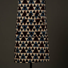 Multicolor - cotton apron with pocket 80 - handcrafted