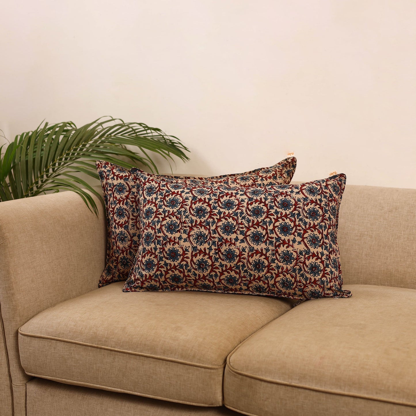 Cotton pillow covers (set of 2) 36 - handcrafted