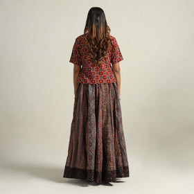 Ajrakh Patchwork Skirt 