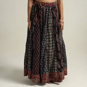 Ajrakh Patchwork Skirt 