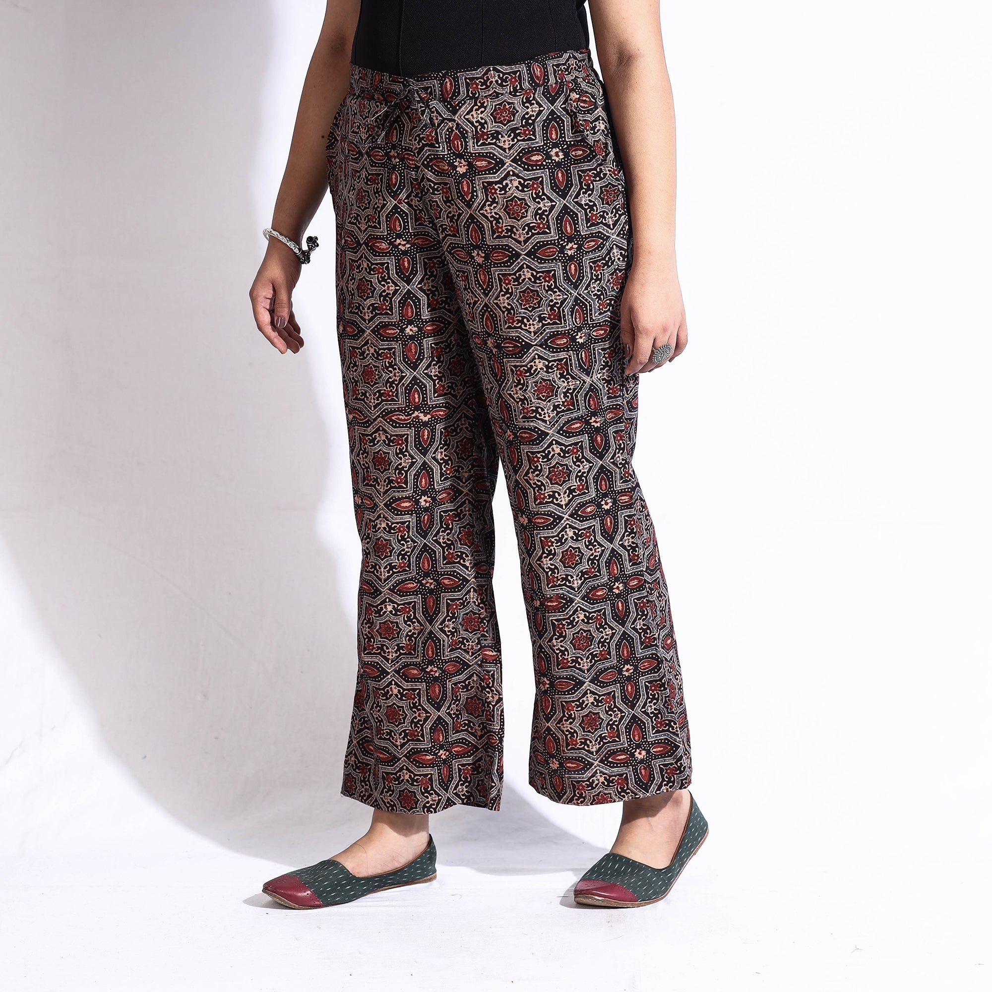  Ajrakh Block Printed Cotton Farsi Pant Online at iTokri.com