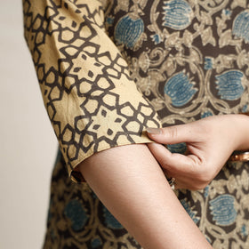Multicolor - printed cotton kurta with palazzo & dupatta