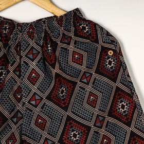  Ajrakh Block Printed Cotton Unisex Boxer/Shorts 