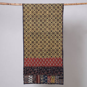Buy Ajrakh Block Printing Patchwork Cotton Stole Online at iTokri.com