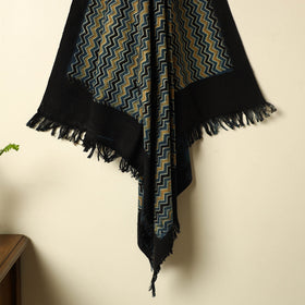  Multicolor Handloom Block Print Cotton Ajrakh Towel